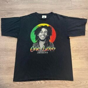 Vintage 1998 Bob Marley One Love T-Shirt XL Universal Studios Orlando 90s Tee